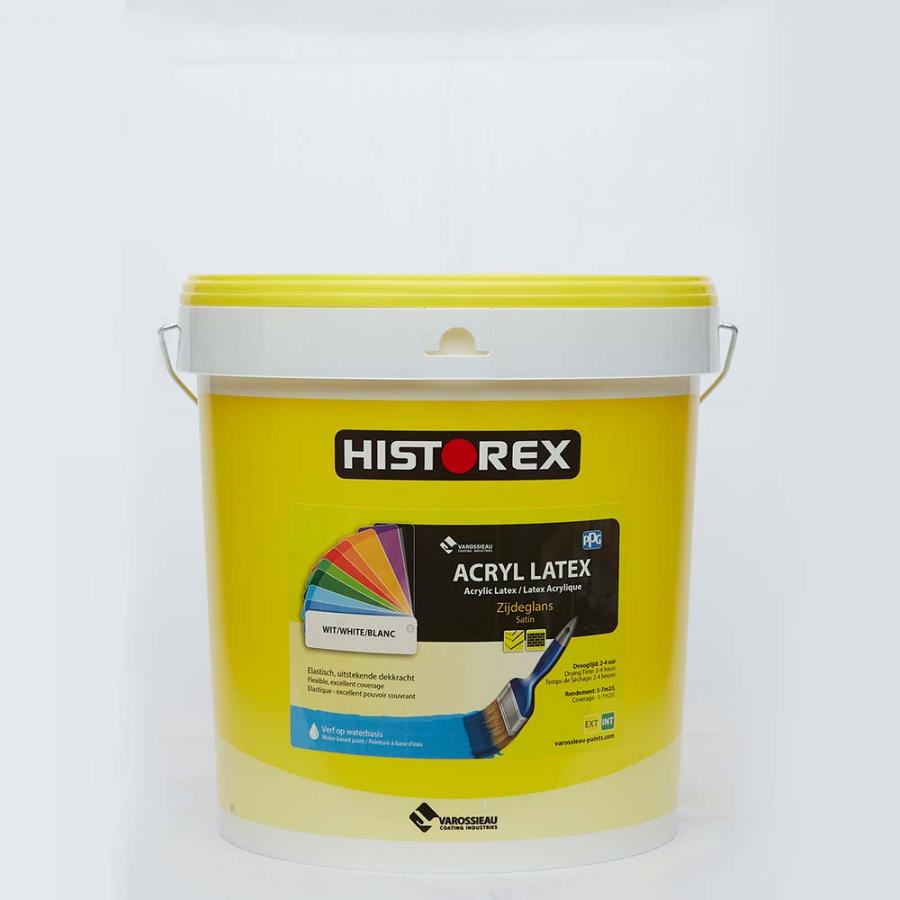 ACRYLLATEX ZIJDEGLANS WIT 5GLN, FSR000311 image